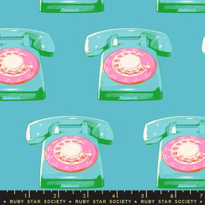Ruby Star Society Melody Miller Sparkle Mart Telephones Dark Turquoise