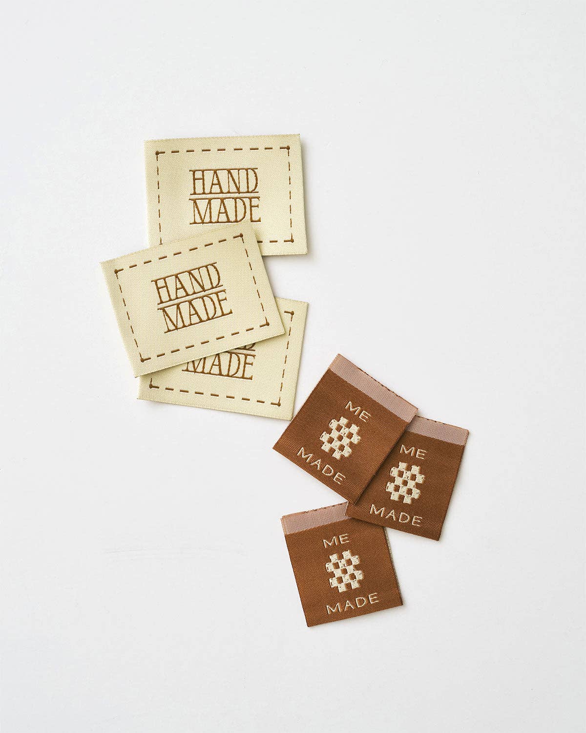 Matchy Matchy Handmade Stitched Frame Ginger Woven Garment Labels