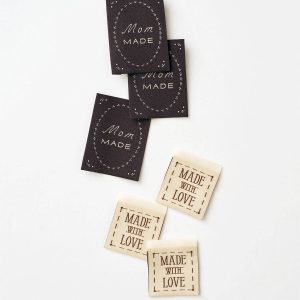 Matchy Matchy Mom Made Vintage Frame Woven Garment Labels