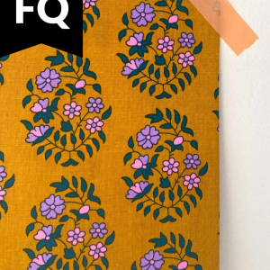 Petit Pan Shalin Cotton Poplin Saffron Fat Quarter