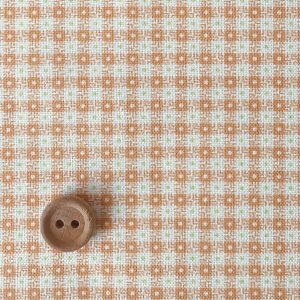 Textile Pantry Antique Pattern Mini Dot Check Orange