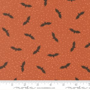 Moda Fabrics Elena Amo Purrs & Boos Bats Spice