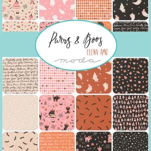 Moda Fabrics Elena Amo Purrs & Boos Bundle