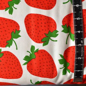 Sevenberry Big Strawberry Oxford Cotton White