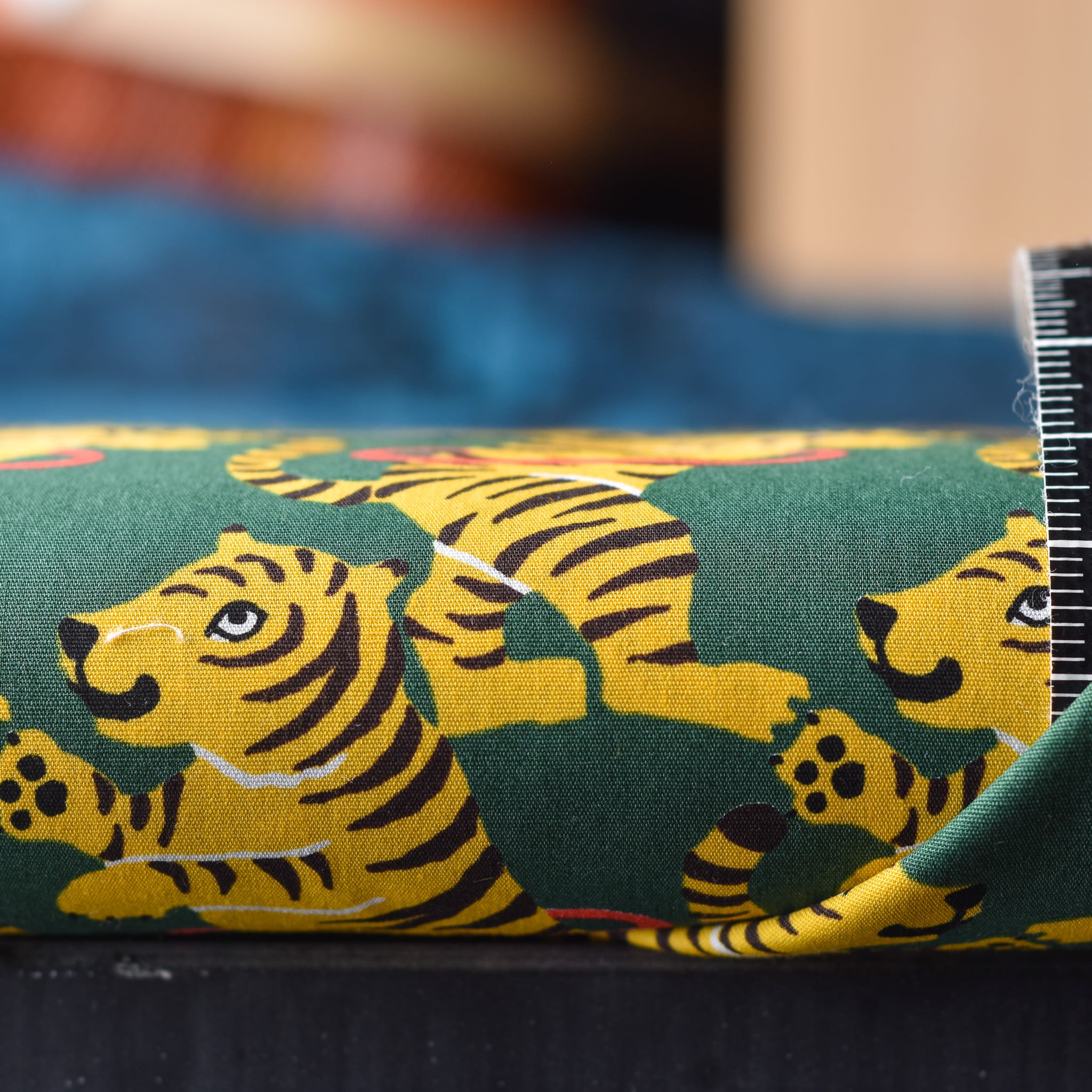 Sevenberry Hula Hoop Tigers Forest Green - Image 2