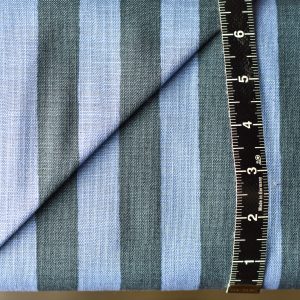 Sevenberry Cotton Slub Bold Stripe Navy Periwinkle