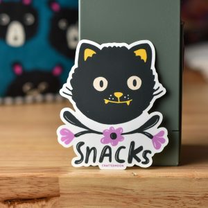 Crafted Moon Sarah Watts Cat Snacks Sticker