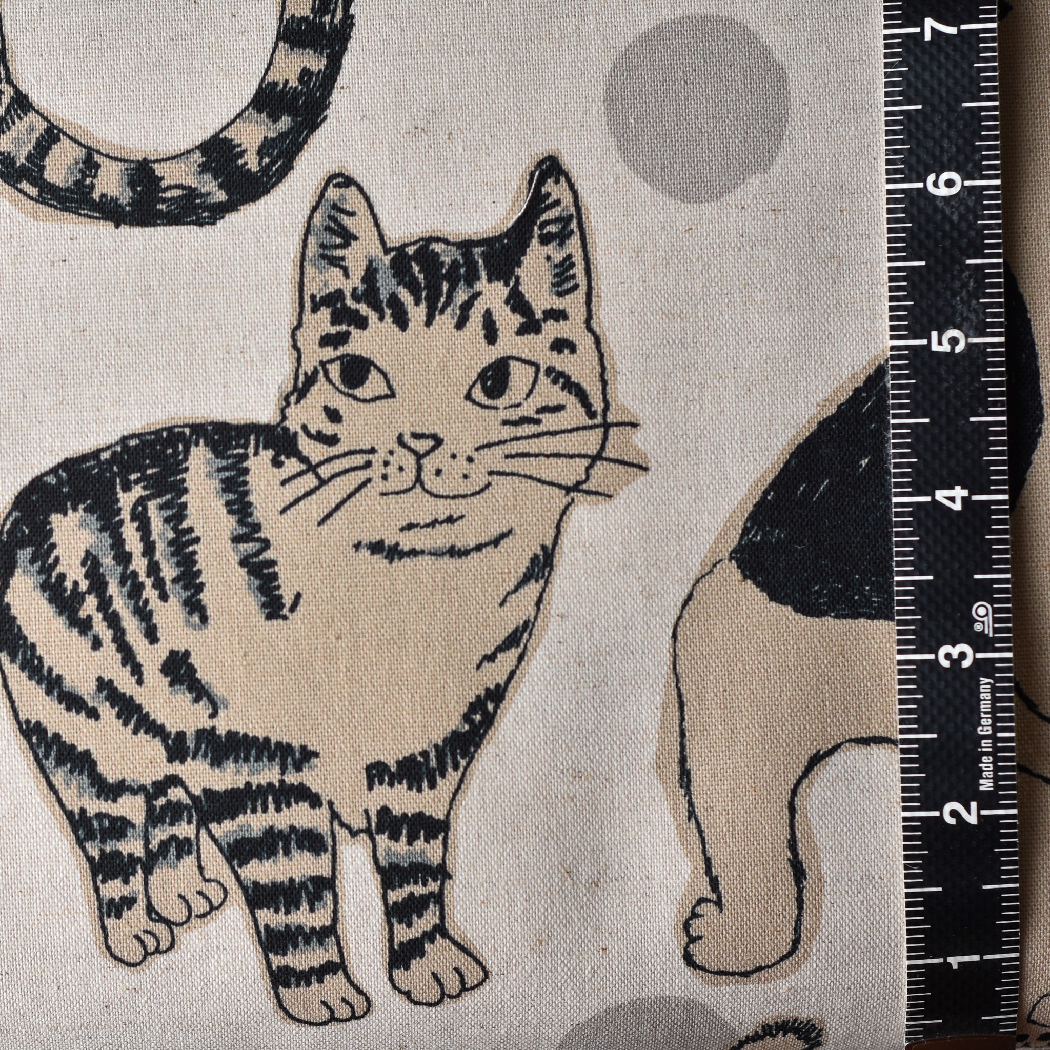 Kobayashi Big Cats Purr-fect Models Cotton Linen Natural