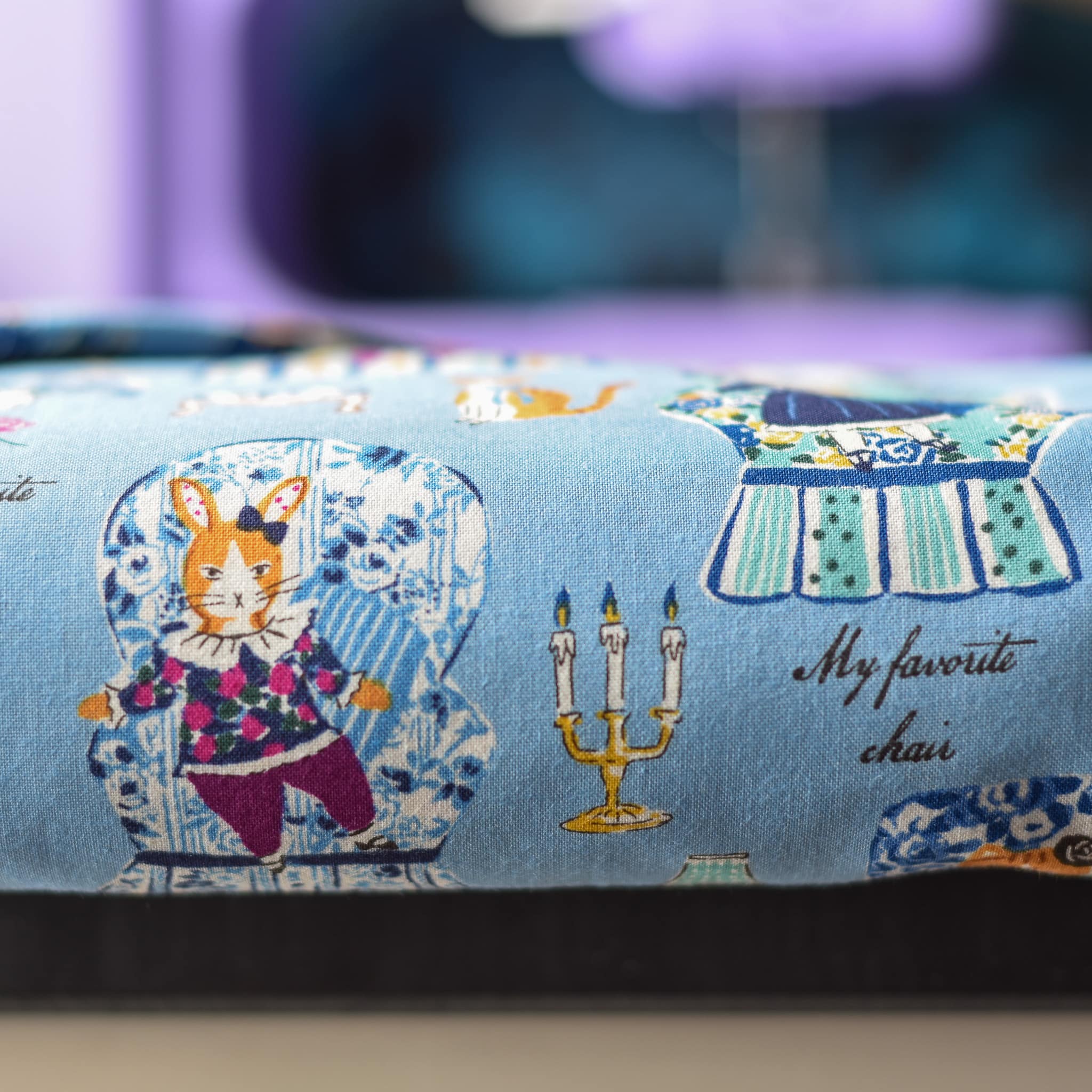 Yuwa Sobakasu Kids Animal Dolls on Chairs Blue - Image 2