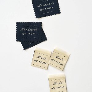Matchy Matchy Handmade by Mom Woven Garment Labels