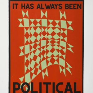 Feral Notions It has always been political Sticker Red Star