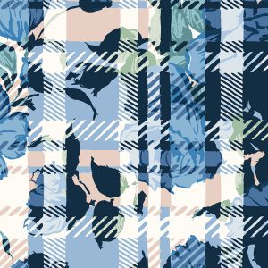 Liberty Fabrics Carline Rebel Tana Lawn® Cotton Blue
