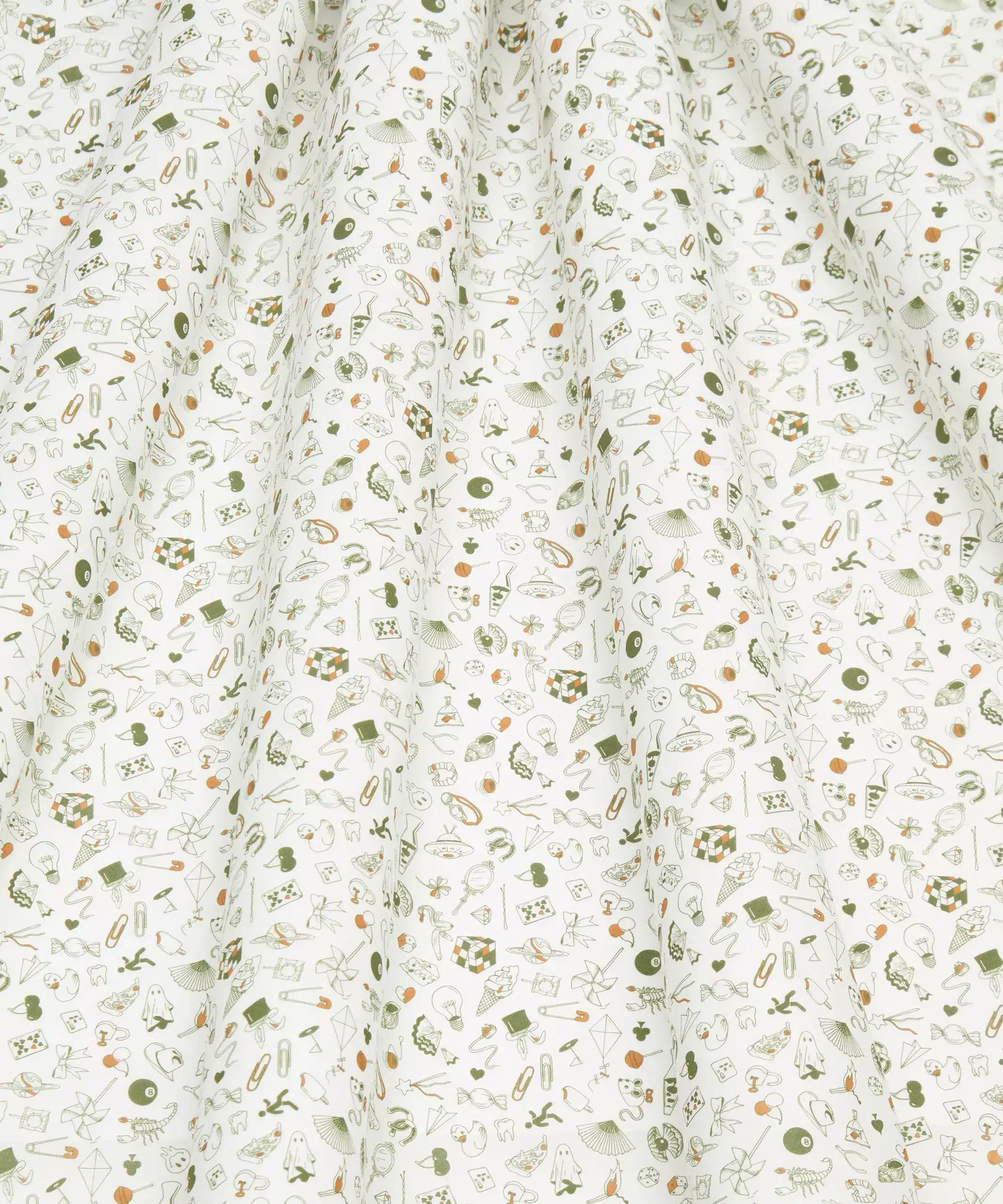Liberty Fabrics Teddy Tarrant Tana Lawn® Cotton Olive - Image 2