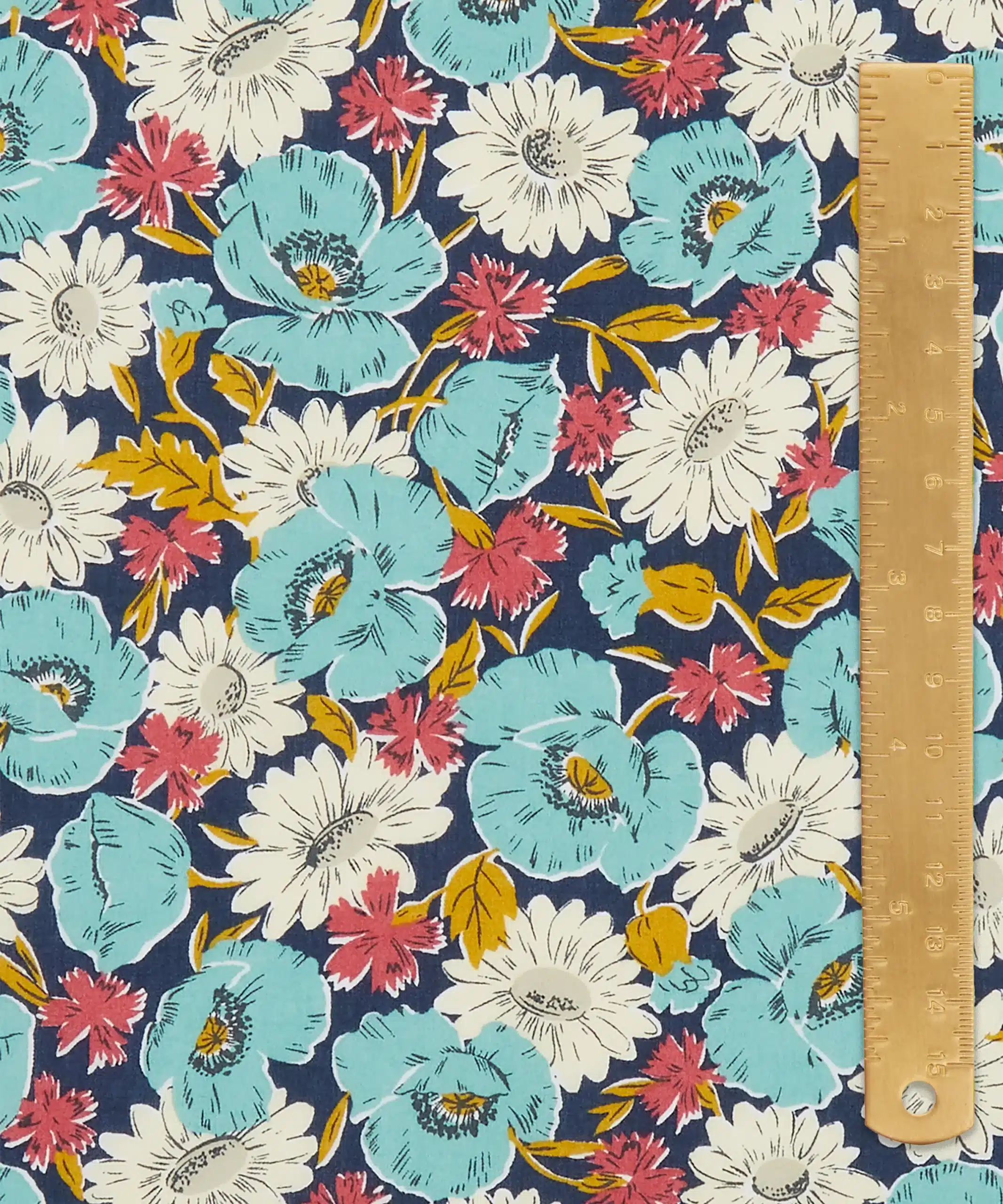 Liberty Fabrics Myria Tana Lawn® Cotton Navy - Image 3