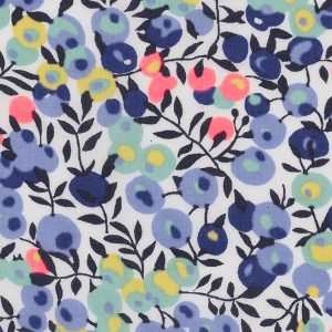 Liberty Fabrics Wiltshire Tana Lawn® Cotton Blue Turquoise Neon