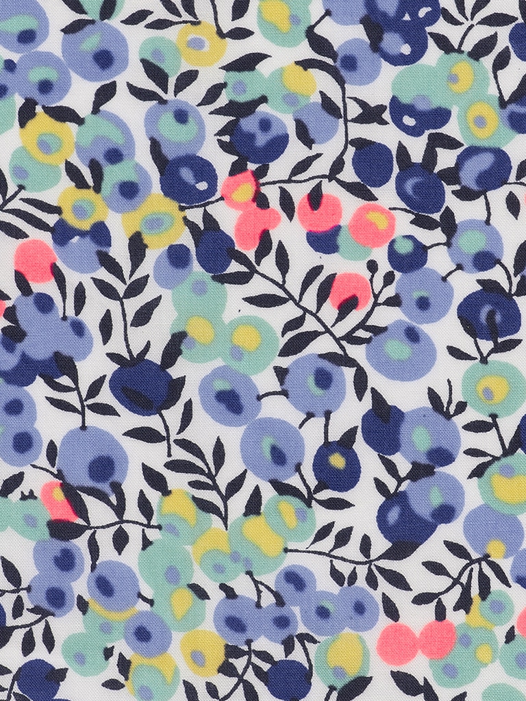 Liberty Fabrics Wiltshire Tana Lawn® Cotton Blue Turquoise Neon