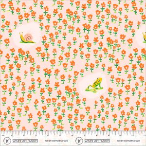 Windham Fabrics Heather Ross Boat Race Critters Pink