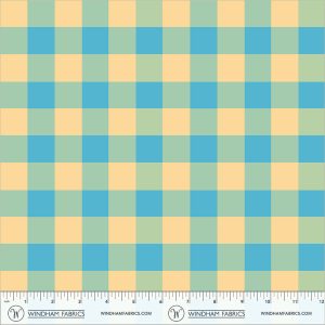 Windham Fabrics Heather Ross Boat Race Picnic Big Sky Blue