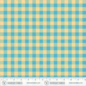 Windham Fabrics Heather Ross Boat Race Picnic Little Sky Blue
