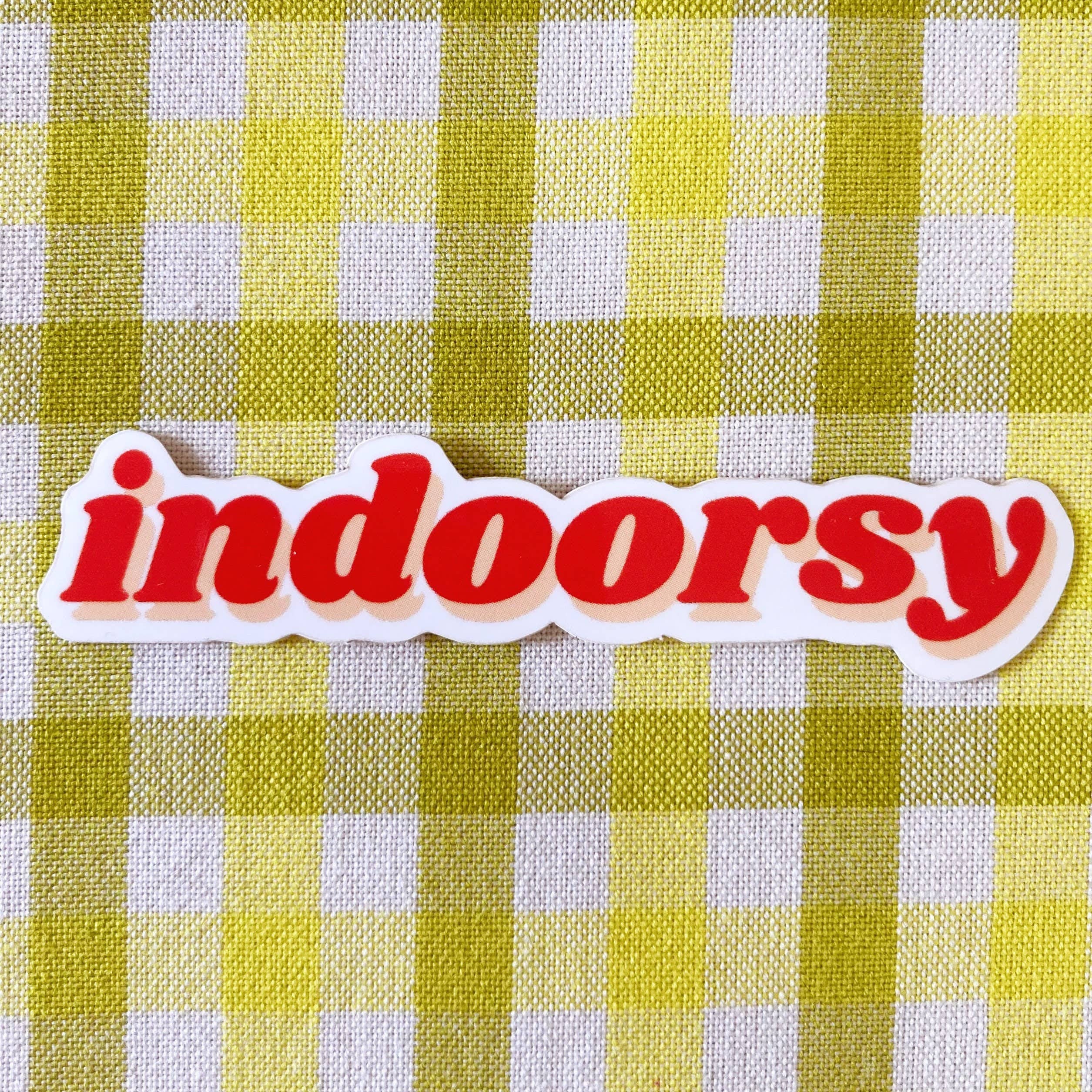 Feral Notions Indoorsy Vinyl Sticker - Image 2