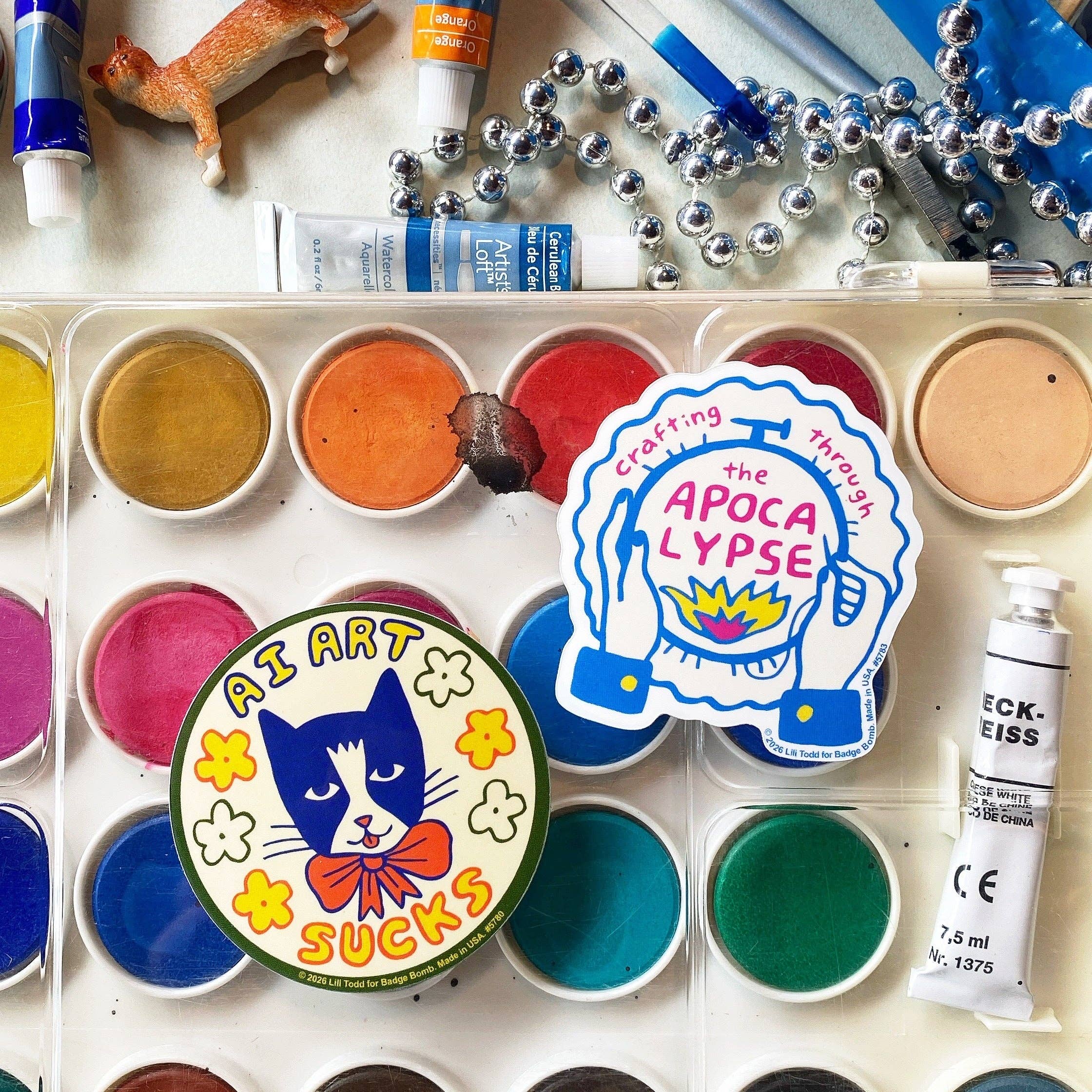 Badge Bomb Crafting Through The Apocalypse Sticker - Image 2