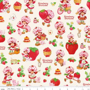 Riley Blake Designs The World of Strawberry Shortcake™ Main Cream