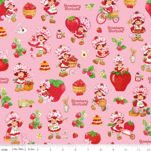 Riley Blake Designs The World of Strawberry Shortcake™ Main Pink