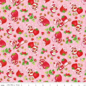 Riley Blake Designs The World of Strawberry Shortcake™ Toss Pink