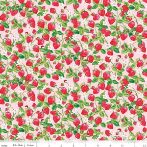 Riley Blake Designs The World of Strawberry Shortcake™ Strawberries Pink