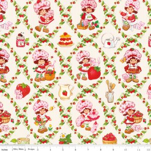 Riley Blake Designs The World of Strawberry Shortcake™ Wide Back Cream