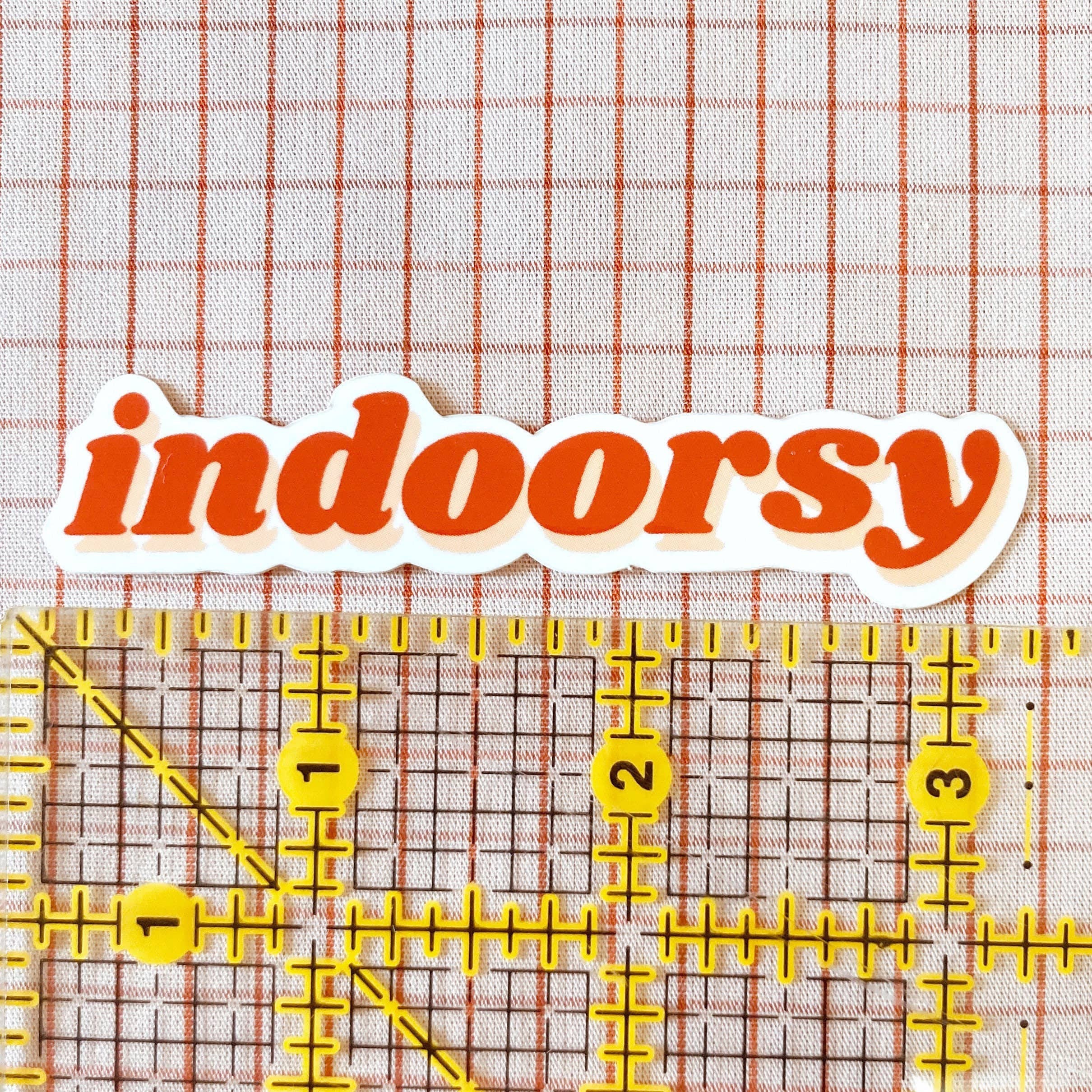 Feral Notions Indoorsy Vinyl Sticker - Image 3