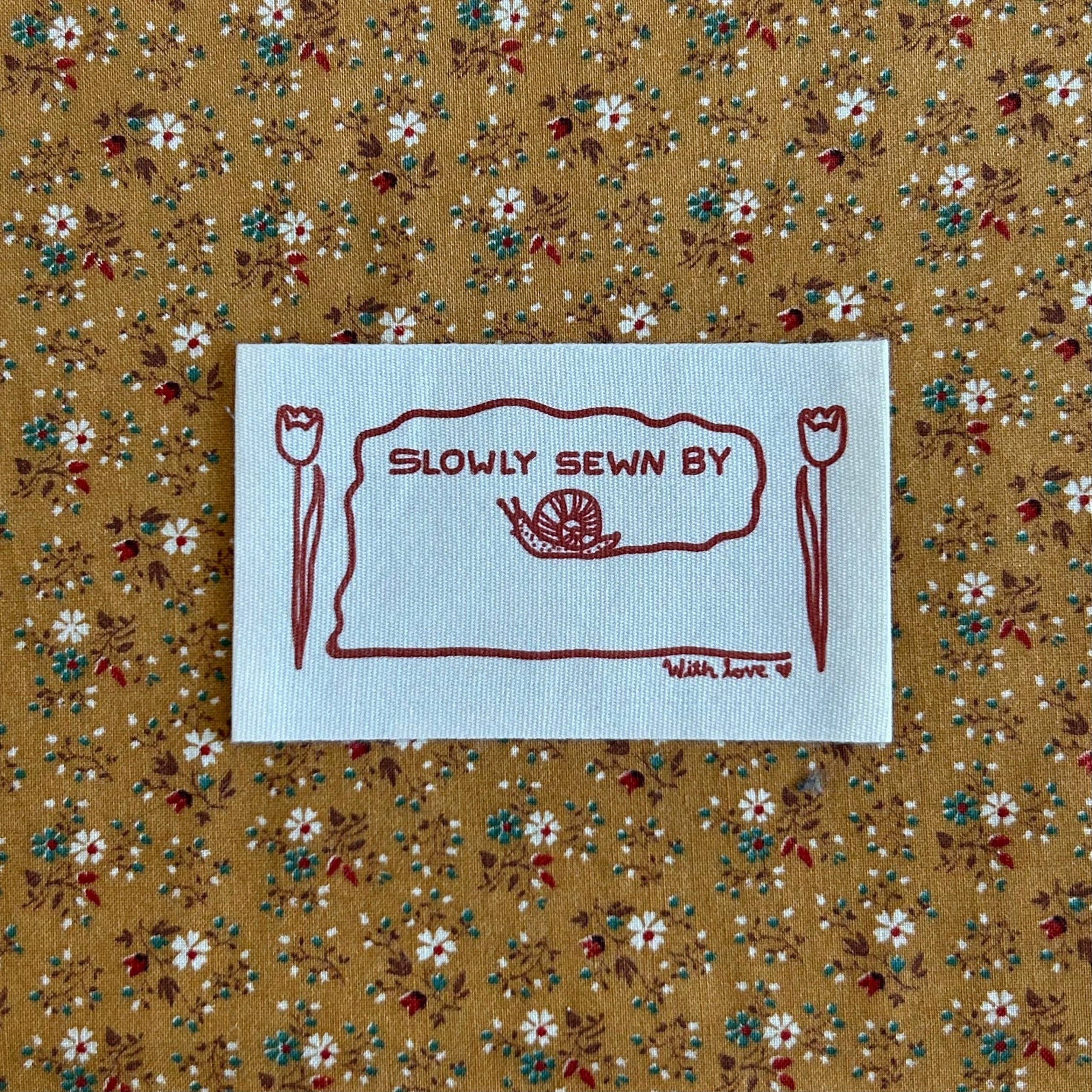 Cotton & Ochre Sewn Slow Quilt Labels