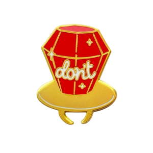 Badge Bomb Don't Ring Pop Enamel Pin