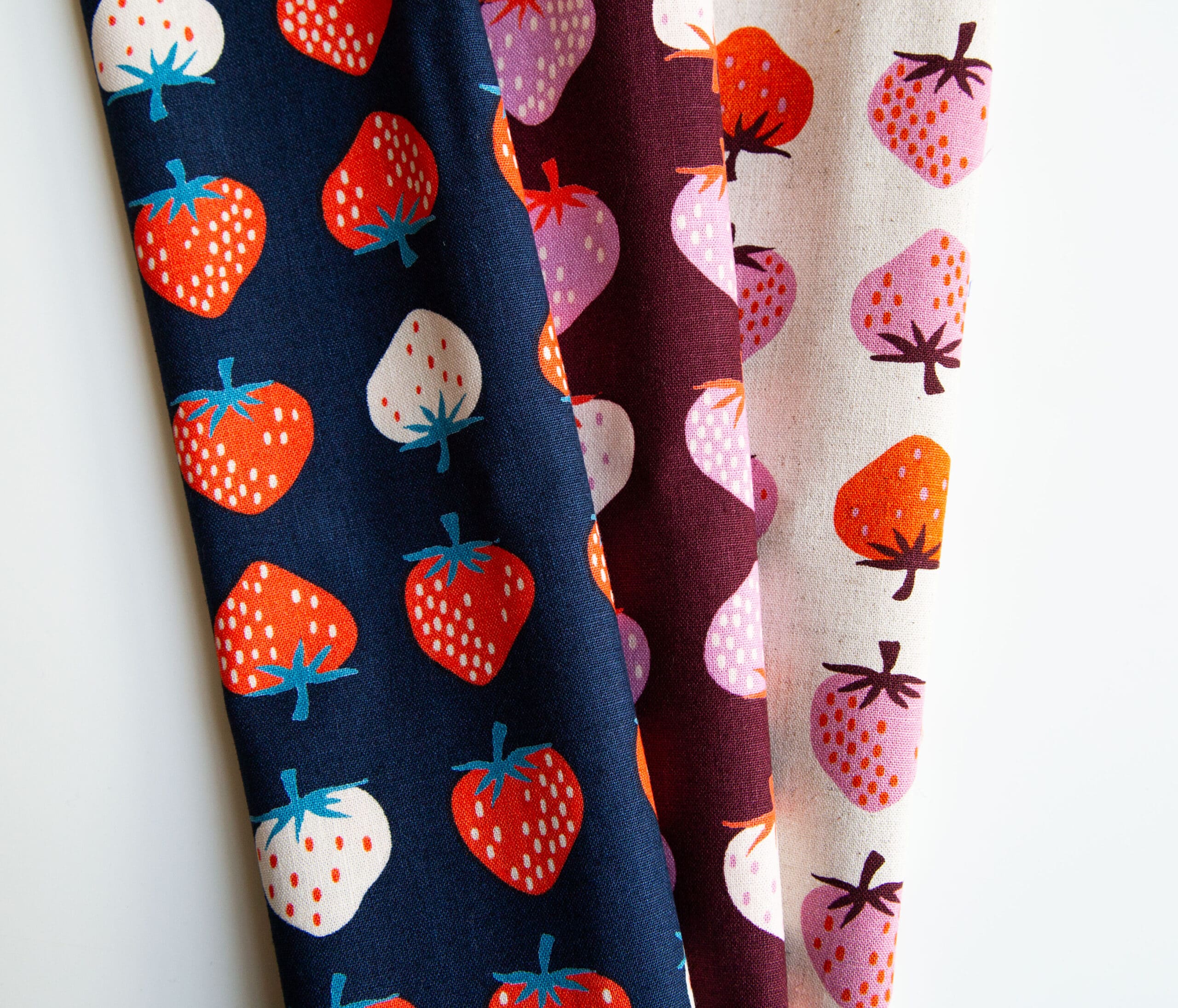 Ruby Star Society Kimberly Kight Strawberry Canvas Navy - Image 2