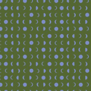 Cloud 9 Fabrics Leah Duncan Firefly Moon Lunar Green