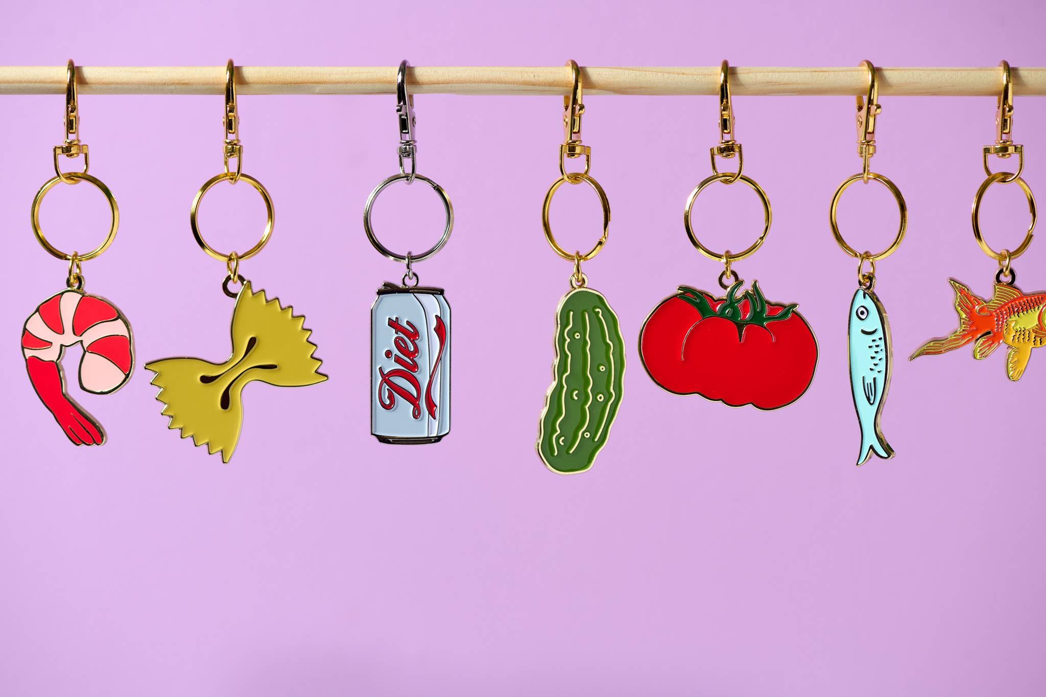 And Here We Are Heirloom Tomato Enamel Keychain & Bag Charm - Image 6